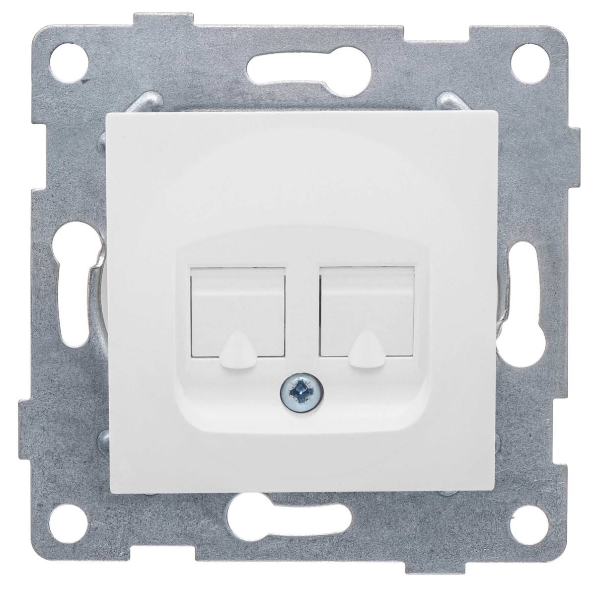 Механизм розетки компьютерной RJ-45, двойной С11К2-0ХХ