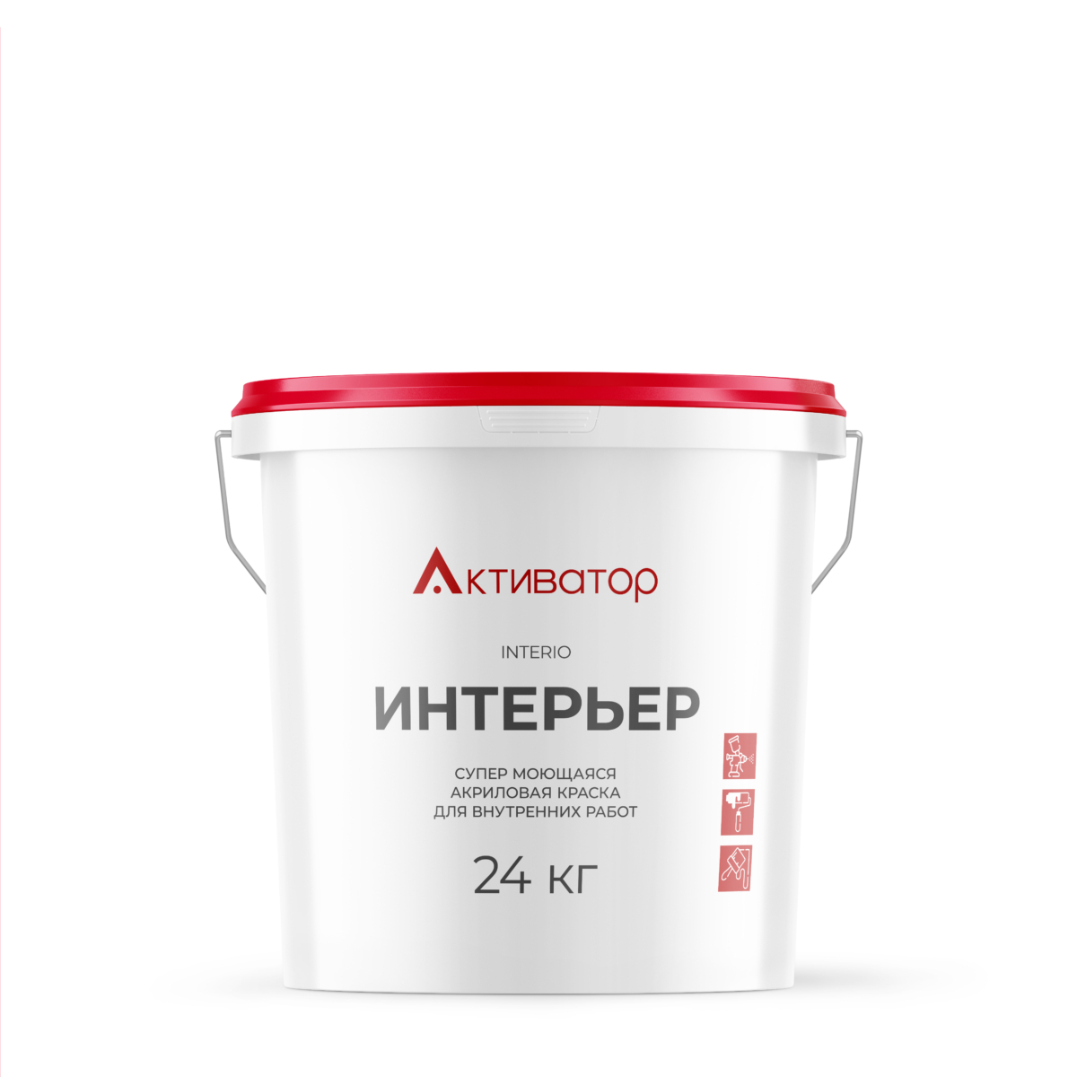 INTERIO — супер моющаяся акриловая краска для внутренних работ 24 кг